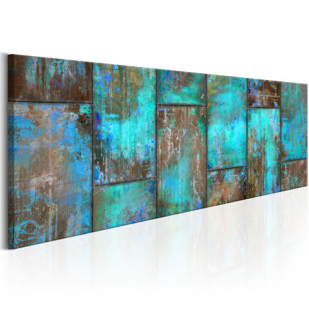 Tablou Metal Mosaic: Blue-01