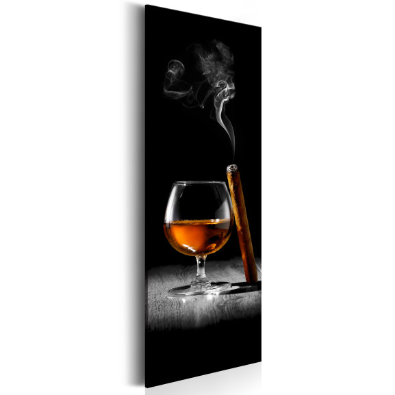 Tablou Cigar And Cogniac 45 cm x 135 cm