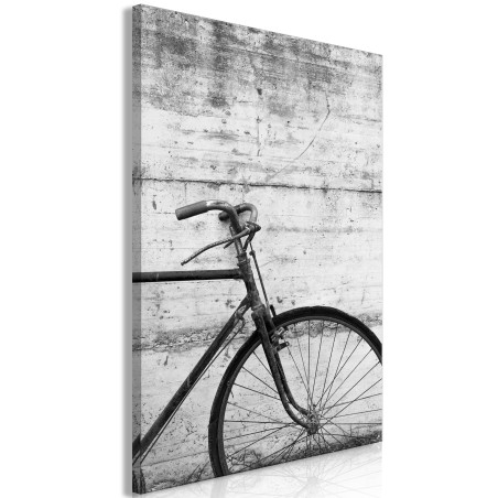 Tablou Bicycle And Concrete (1 Part) Vertical-01