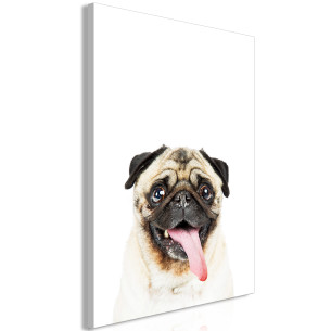 Tablou Pug (1 Part) Vertical