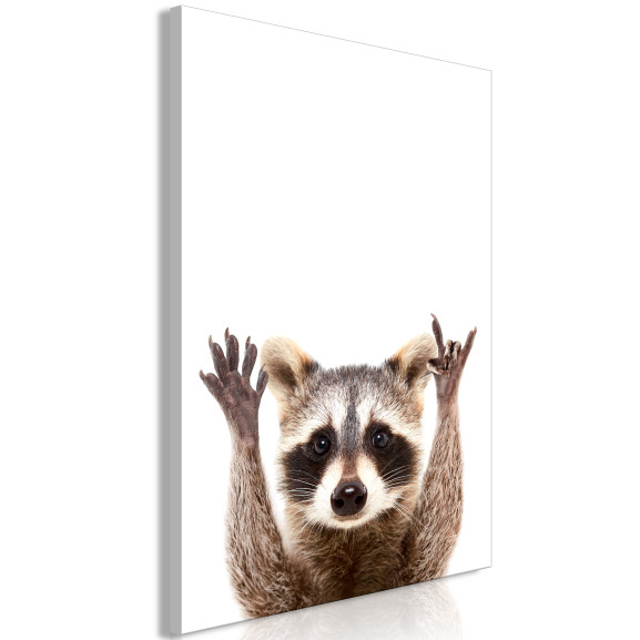 Tablou Raccoon (1 Part) Vertical