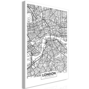 Tablou Map Of London (1...