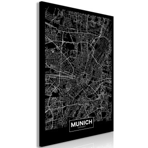 Tablou Dark Map Of Munich...