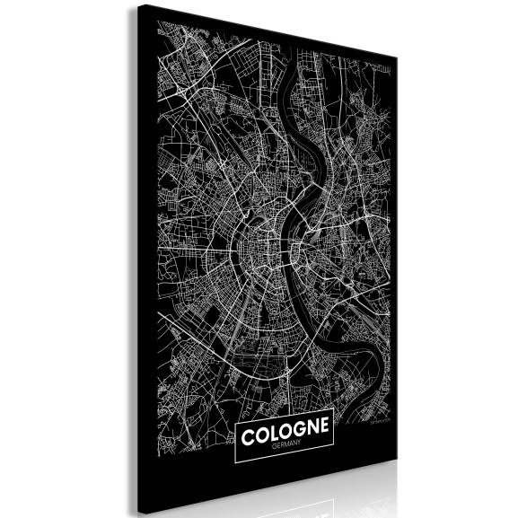 Tablou Dark Map Of Cologne (1 Part)...