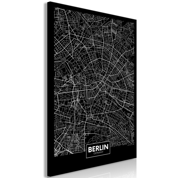 Tablou Dark Map Of Berlin (1 Part)...