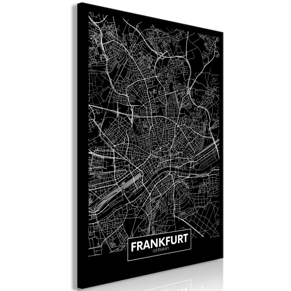 Tablou Dark Map Of Frankfurt (1 Part)...