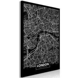 Tablou Dark Map Of London...