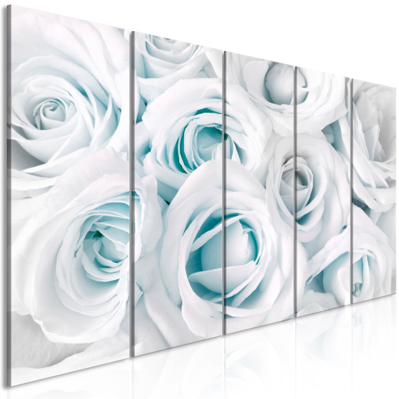 Tablou Satin Rose (5 Parts) Narrow...