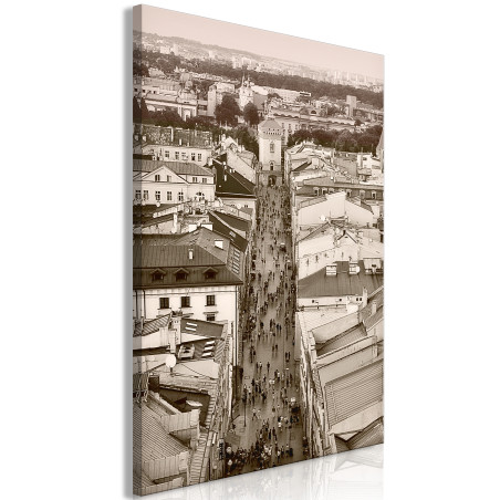 Tablou Cracow: Florianska Street (1 Part) Vertical-01