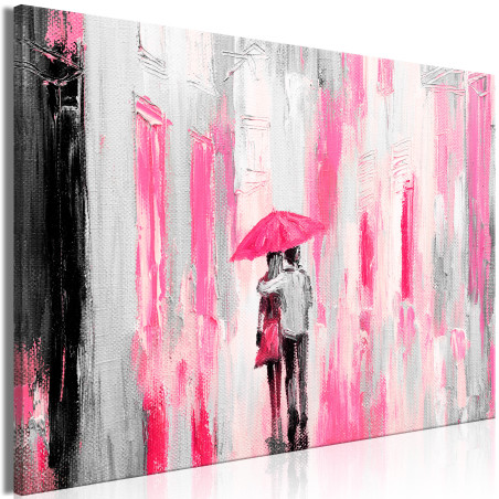 Tablou Umbrella In Love (1 Part) Wide Pink-01