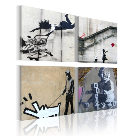 Tablou Banksy Four Orginal Ideas-01