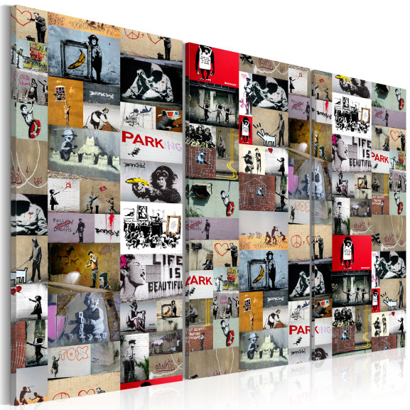 Tablou Art Of Collage: Banksy Iii