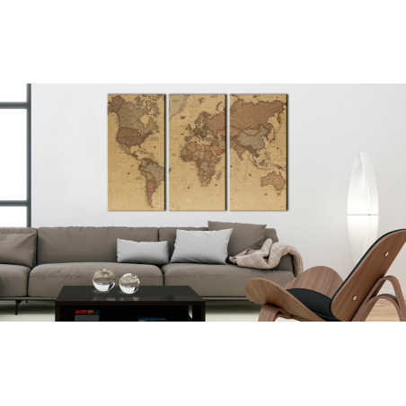 Tablou Stylish World Map-01