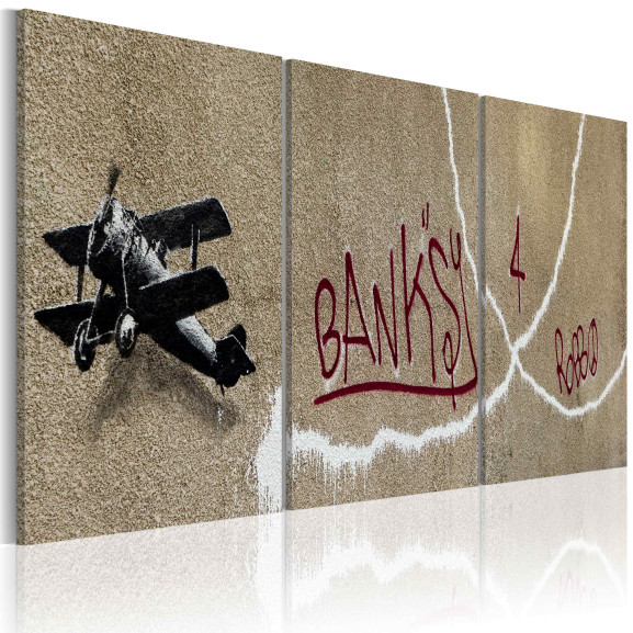 Tablou Airplane (Bansky)