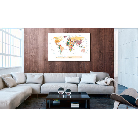 Tablou World Map: Travel Around The World-01