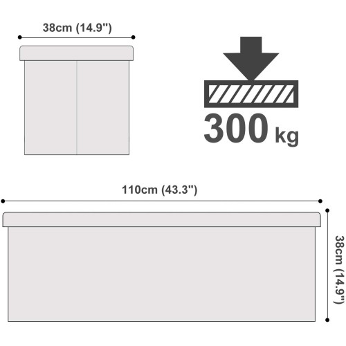 Taburet Pliant White