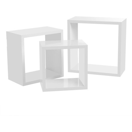 Set 3Polite, White, 30 x 30 x 15 Cm-01