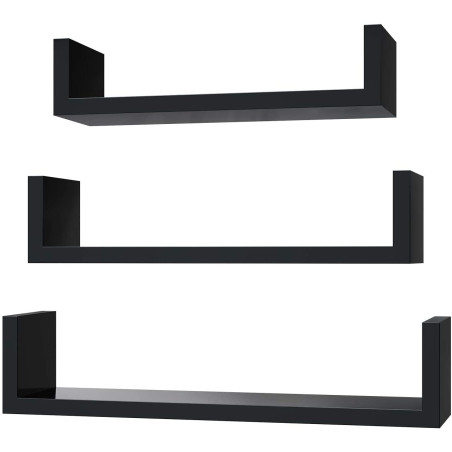 Polita Black 2, Negru, 40 x 10 x 9 Cm-01