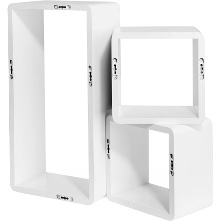 Polita White, Alb, 50 x 26 x 15 Cm-01