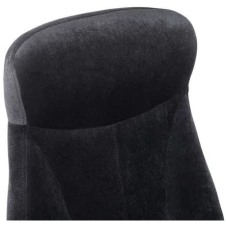 Scaun Birou Office Velvet, Ergonomic, Negru, 70 x 70 x 122 Cm-01