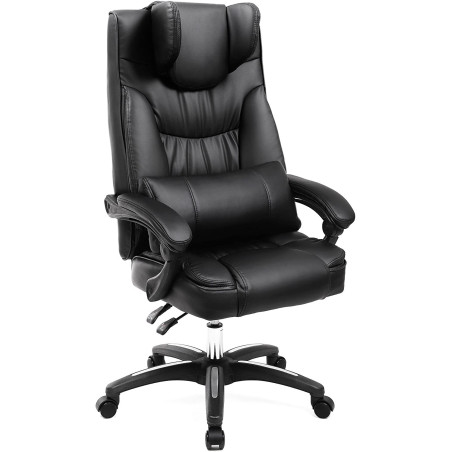 Scaun Director Ortopedic&Ergonomic Office, Negru, 70 x 70 x 127 Cm-01