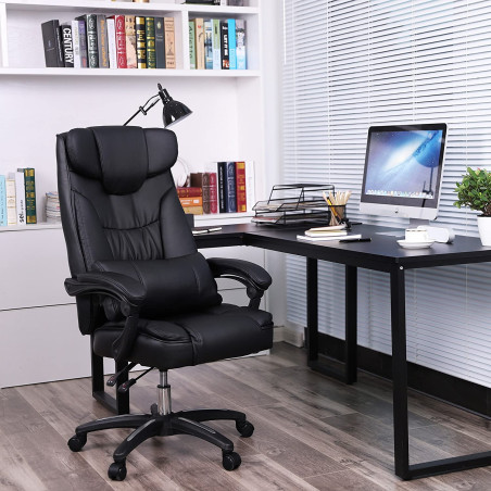 Scaun Director Ortopedic&Ergonomic Office, Negru, 70 x 70 x 127 Cm-01