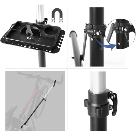 Stand reparatii biciclete Modulo 4, 112-171 cm-01