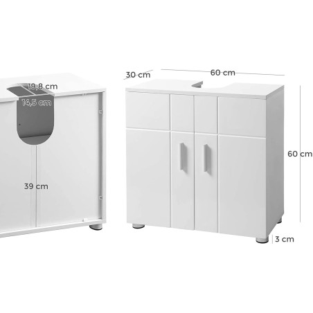 Masca Chiuveta Line 1, 60 x 30 x 60 cm-01