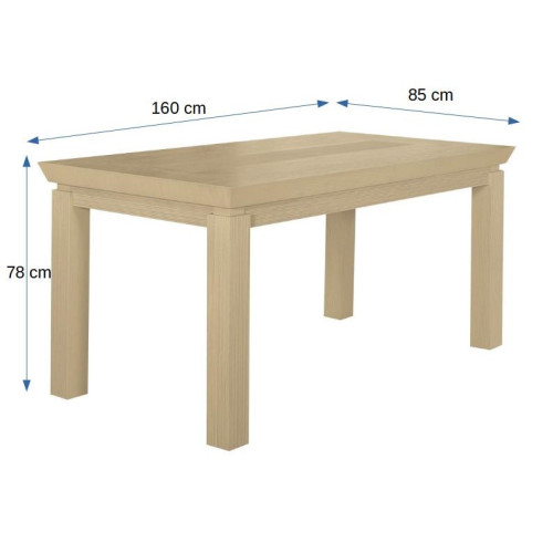 Masa Casablanca, Extensibila, Crem Dune, 160/210 x 85 x 78 Cm-01