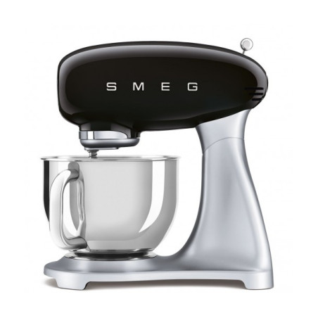 Mixer Cu Bol SMEG SMF02BLEU ,Stilul Anilor 50, Argintiu, 4.8 L-01