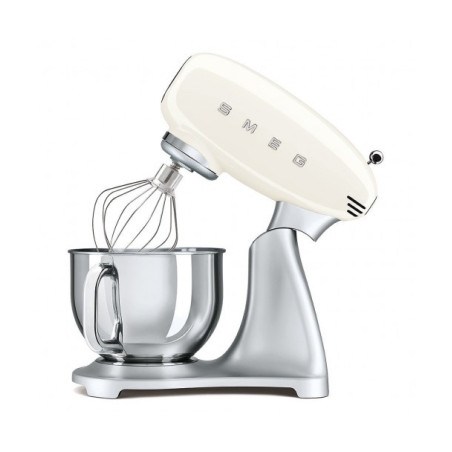 Mixer Cu Bol SMEG SMF02CREU, Stilul Anilor 50, Crem, 4.8 L-01