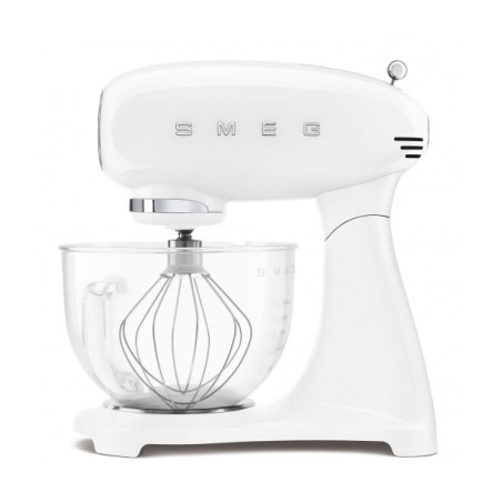 Mixer Cu Bol SMEG SMF13WHEU, Stilul Anilor 50, Alb, 4.8 L-01