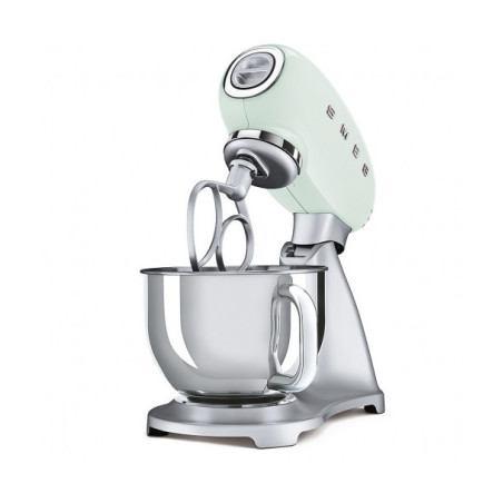 Mixer Cu Bol SMEG SMF02PGEU, Stilul Anilor 50, Verde Pastel, 4.8 L-01