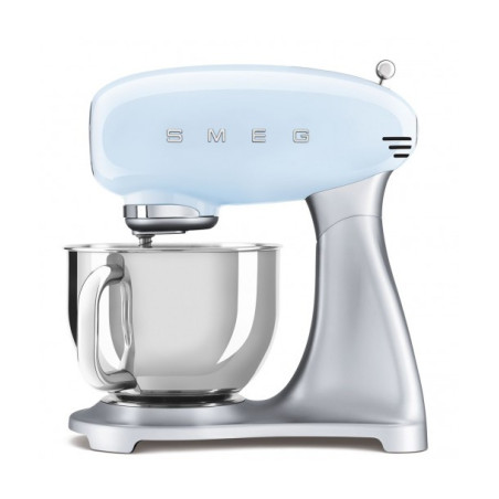 Mixer Cu Bol SMEG SMF02PBEU, Stilul Anilor 50, Albastru Pastel, 4.8 L-01