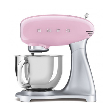 Mixer Cu Bol SMEG SMF02PKEU, Stilul Anilor 50, Roz, 4.8 L-01