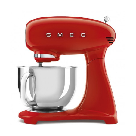 Mixer Cu Bol SMEG SMF03RDEU, Stilul Anilor 50, Rosu, 4.8 L-01