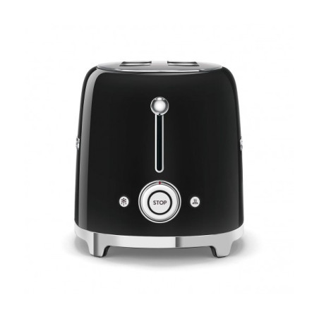 Toaster 2 Felii SMEG TSF01BLEU, Stilul Anilor 50 ,Negru-01