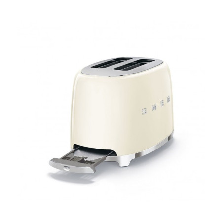 Toaster 2 Felii SMEG TSF01CREU, Stilul Anilor 50, Crem-01