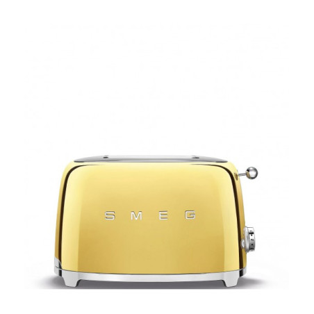 Toaster 2 Felii SMEG TSF01GOEU, Stilul Anilor 50, Auriu-01