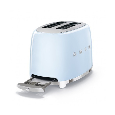 Toaster 2 Felii SMEG TSF01PBEU, Stilul Anilor 50, Albastru Pastel-01