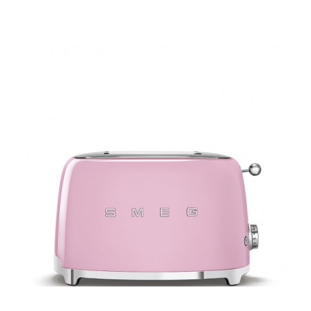 Toaster 2 Felii SMEG TSF01PKEU, Stilul Anilor 50, Roz-01