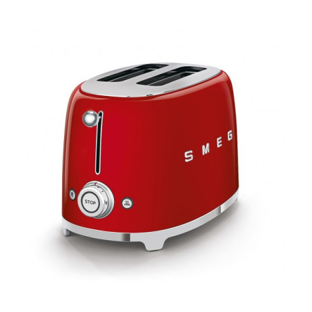 Toaster 2 Felii SMEG TSF01RDEU, Stilul Anilor 50, Rosu-01