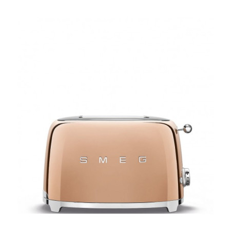 Toaster 2 Felii SMEG TSF01RGEU, Stilul Anilor 50, Auriu Roze-01