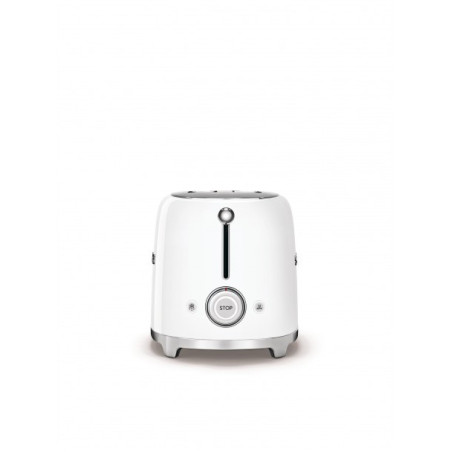 Toaster 2 Felii SMEG TSF01WHEU, Stilul Anilor 50, Alb-01