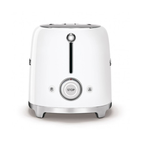 Toaster 2 Felii SMEG TSF01WHEU, Stilul Anilor 50, Alb-01