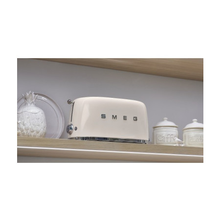 Toaster 4 Felii SMEG TSF02CREU, Stilul Anilor 50, Crem-01