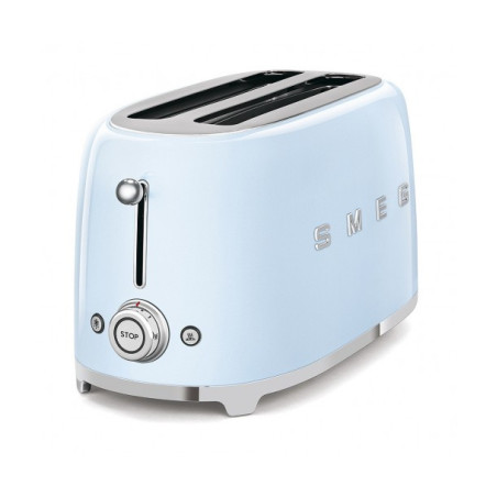 Toaster 4 Felii SMEG TSF02PBEU, Stilul Anilor 50, Albastru Pastel-01