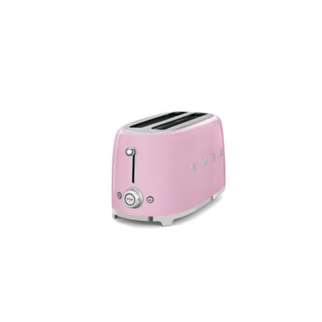 Toaster 4 Felii SMEG TSF02PKEU, Stilul Anilor 50, Roz-01