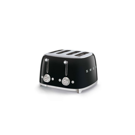 Toaster 4 Felii SMEG TSF03BLEU, Stilul Anilor 50, Negru-01