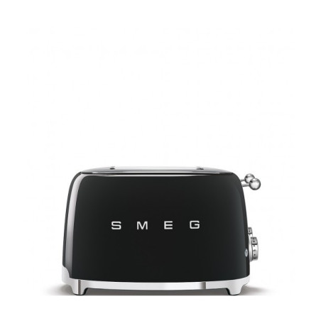 Toaster 4 Felii SMEG TSF03BLEU, Stilul Anilor 50, Negru-01